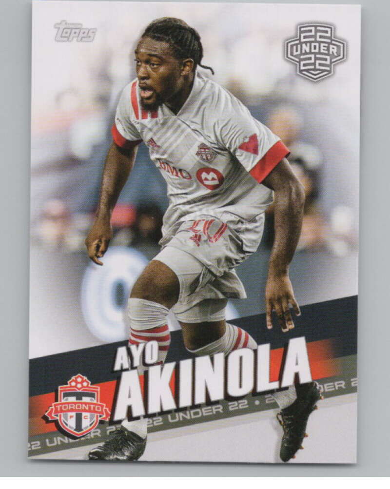 2022 Topps MLS Soccer #166 Ayo Akinola  Toronto FC  V97882 Image 1