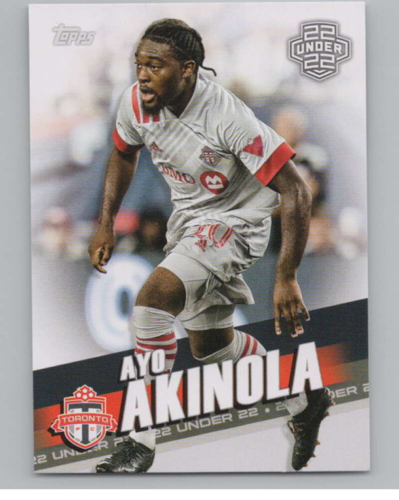 2022 Topps MLS Soccer #166 Ayo Akinola  Toronto FC  V97883 Image 1