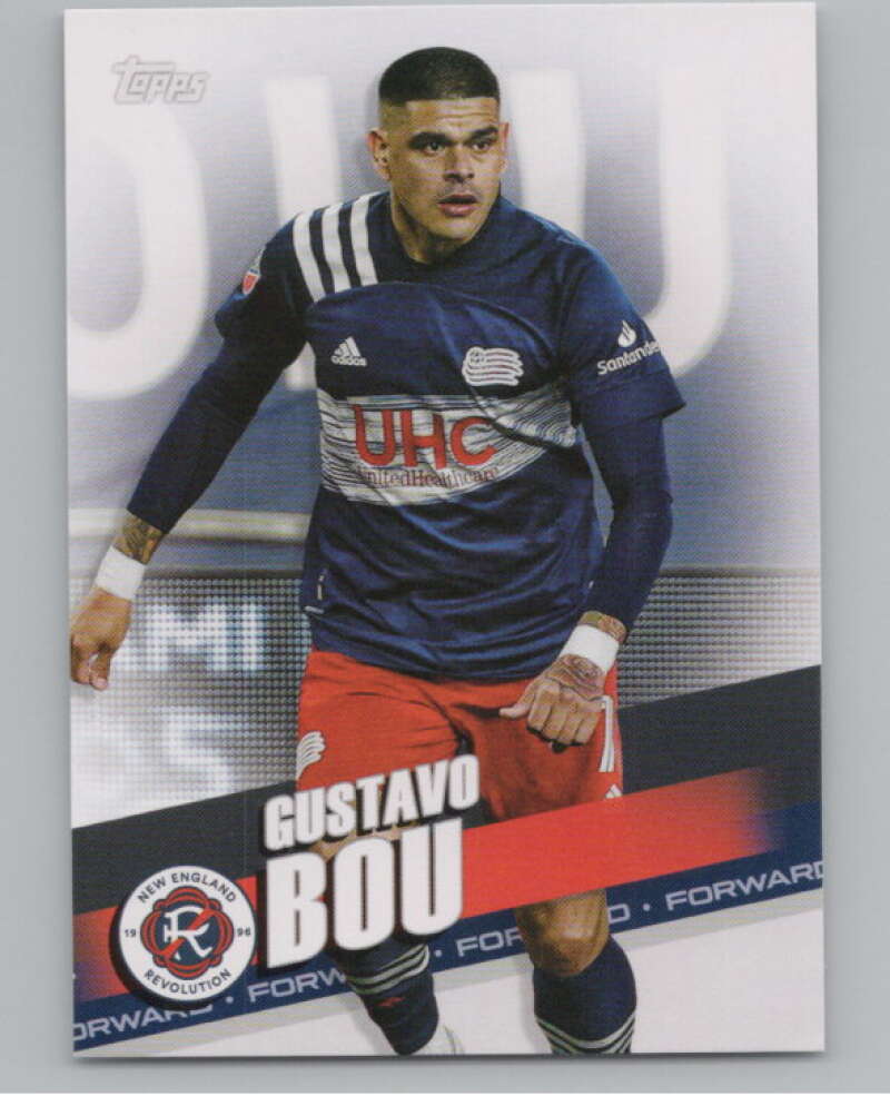 2022 Topps MLS Soccer #167 Gustavo Bou  New England Revolution  V97884 Image 1