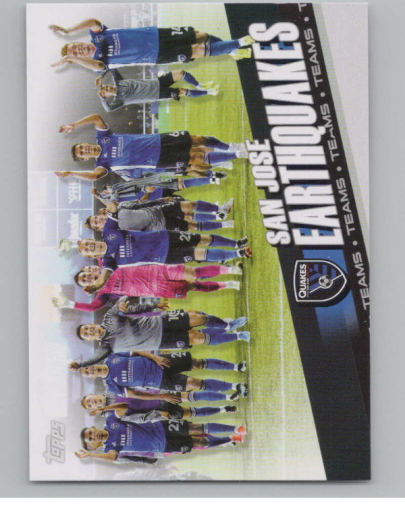 2022 Topps MLS Soccer #168 San Jose Earthquakes  San Jose  V97887 Image 1