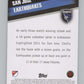 2022 Topps MLS Soccer #168 San Jose Earthquakes  San Jose  V97888 Image 2