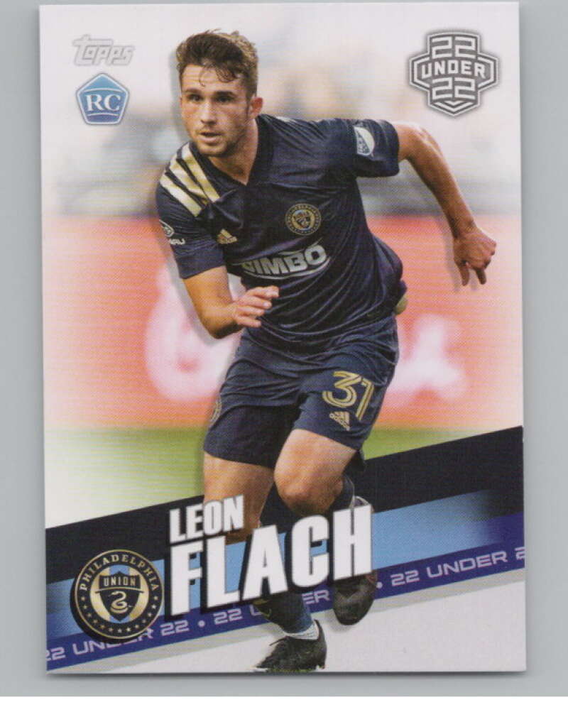 2022 Topps MLS Soccer #170 Leon Flach  RC Rookie Philadelphia Union  V97891 Image 1