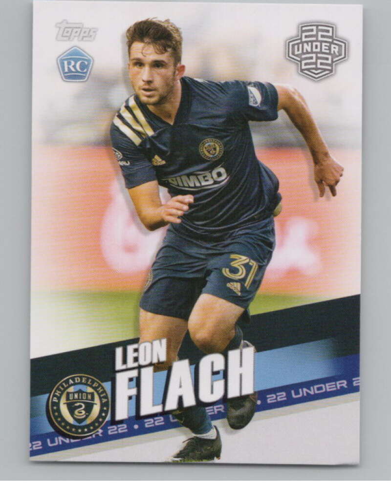 2022 Topps MLS Soccer #170 Leon Flach  RC Rookie Philadelphia Union  V97893 Image 1