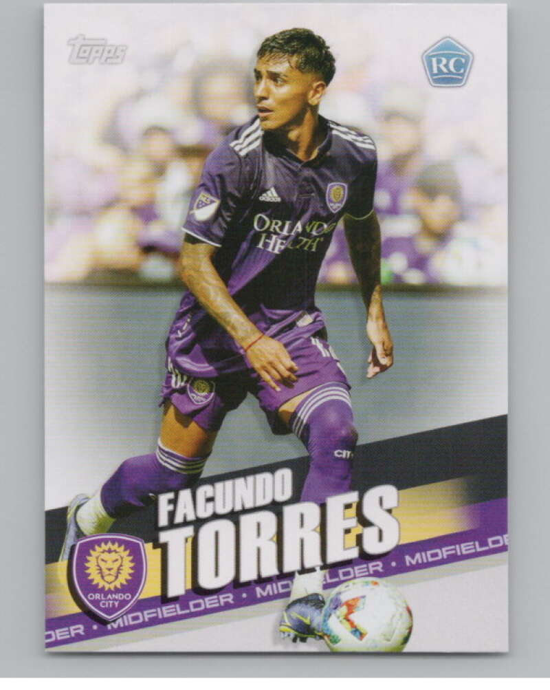 2022 Topps MLS Soccer #171 Facundo Torres  RC Rookie Orlando City  V97894 Image 1