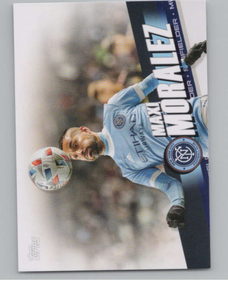 2022 Topps MLS Soccer #175 Maxi Moralez  New York City FC  V97902 Image 1