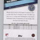 2022 Topps MLS Soccer #175 Maxi Moralez  New York City FC  V97902 Image 2