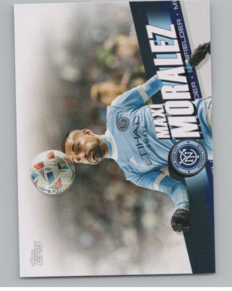 2022 Topps MLS Soccer #175 Maxi Moralez  New York City FC  V97903 Image 1