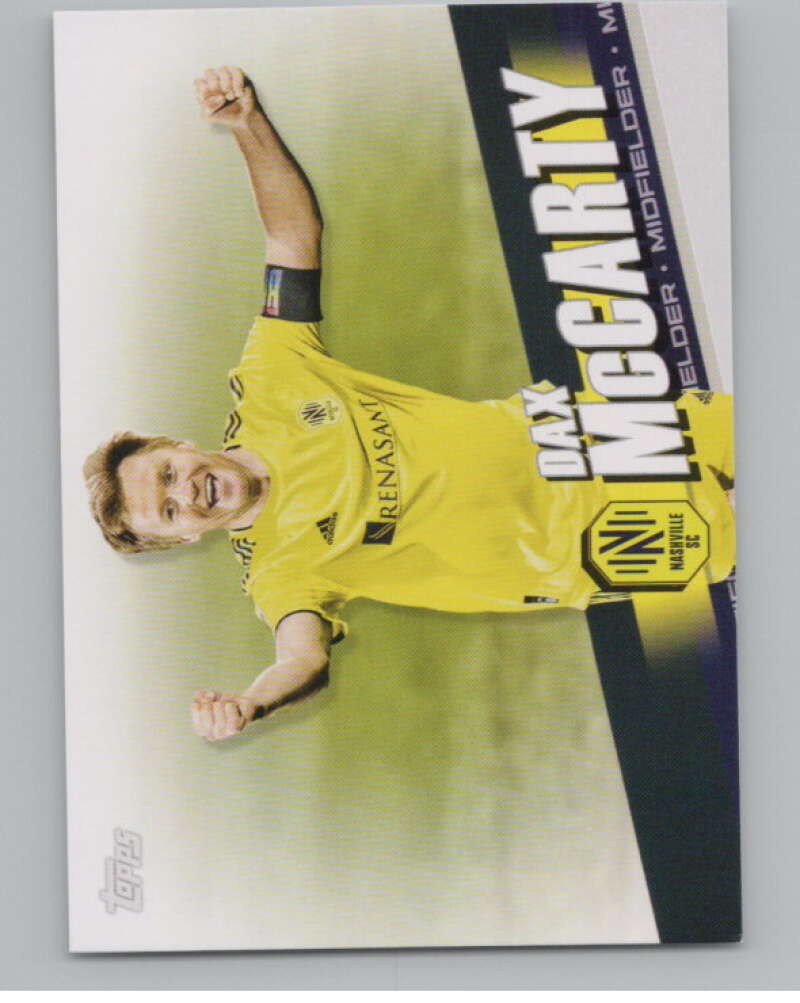 2022 Topps MLS Soccer #176 Dax McCarty  Nashville SC  V97905 Image 1