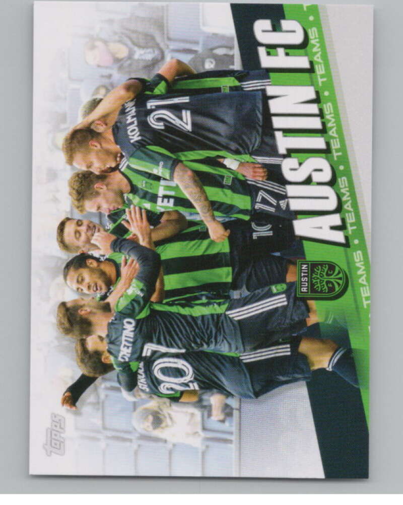 2022 Topps MLS Soccer #178 Austin FC  Austin FC  V97909 Image 1
