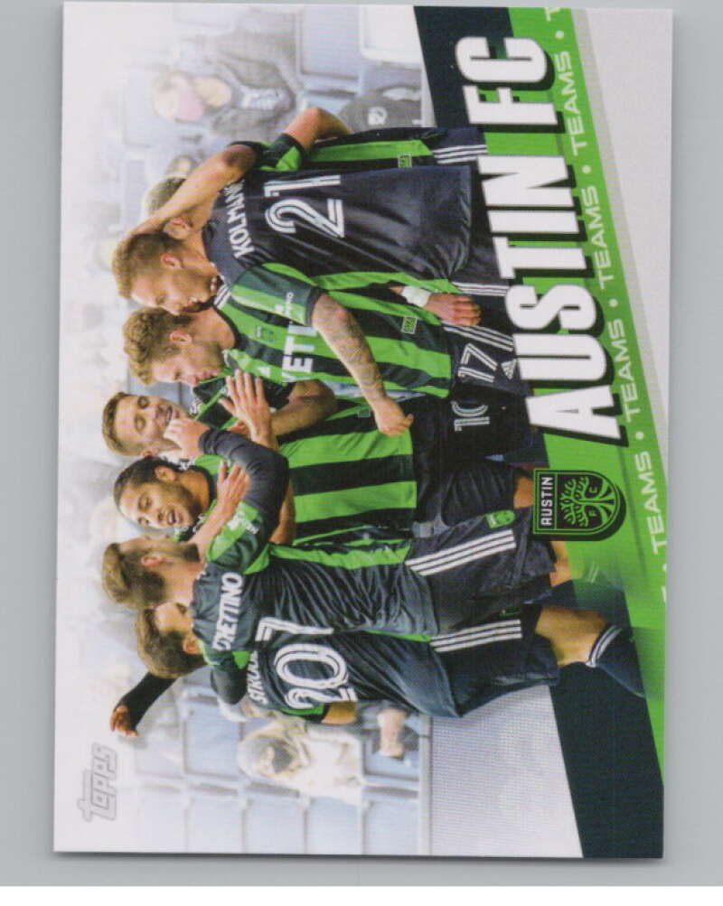 2022 Topps MLS Soccer #178 Austin FC  Austin FC  V97910 Image 1