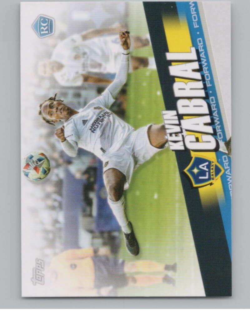 2022 Topps MLS Soccer #180 Kevin Cabral  RC Rookie Los Angeles  V97915 Image 1
