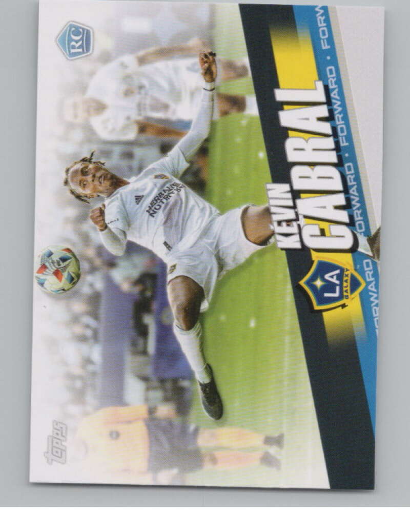 2022 Topps MLS Soccer #180 Kevin Cabral  RC Rookie Los Angeles  V97916 Image 1