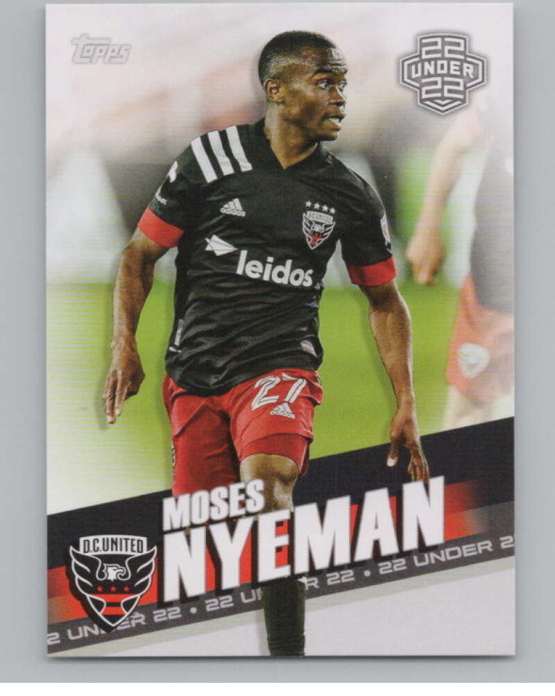2022 Topps MLS Soccer #181 Moses Nyeman  D.C. United  V97917 Image 1