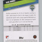 2022 Topps MLS Soccer #184 Raul Ruidiaz  Seattle Sounders  V97926 Image 2