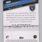 2022 Topps MLS Soccer #188 Chofis  San Jose Earthquakes  V97933 Image 2
