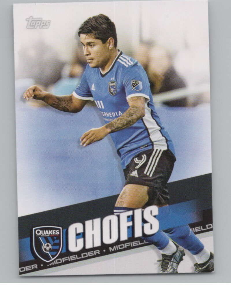 2022 Topps MLS Soccer #188 Chofis  San Jose Earthquakes  V97935 Image 1