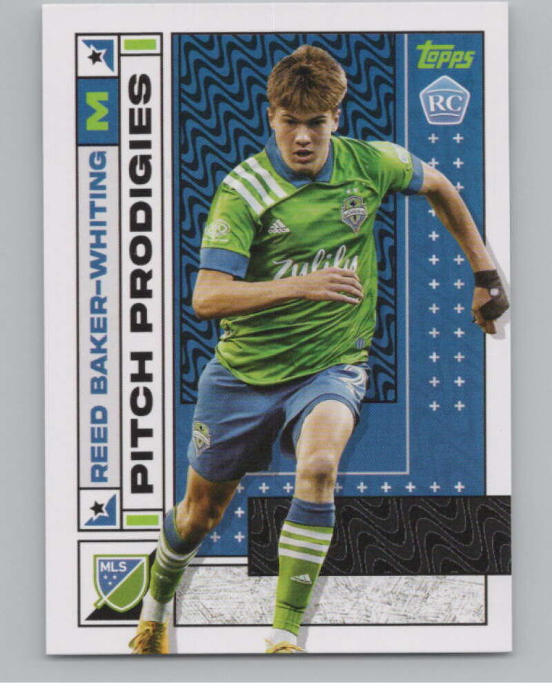 2022 Topps MLS Soccer #191 Reed Baker-Whiting  RC Rookie Seattle  V97942 Image 1