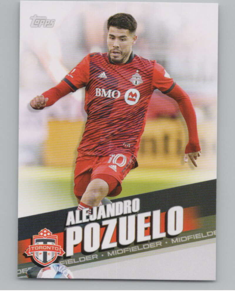 2022 Topps MLS Soccer #192 Alejandro Pozuelo  Toronto FC  V97943 Image 1