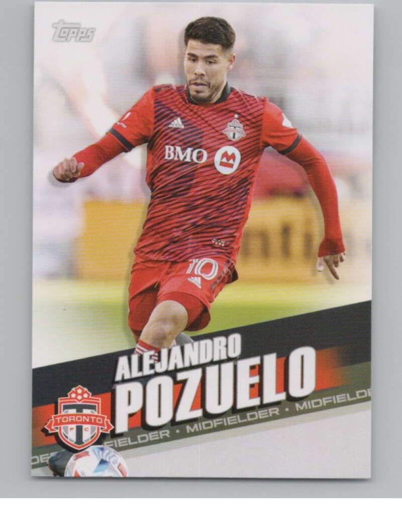 2022 Topps MLS Soccer #192 Alejandro Pozuelo  Toronto FC  V97944 Image 1