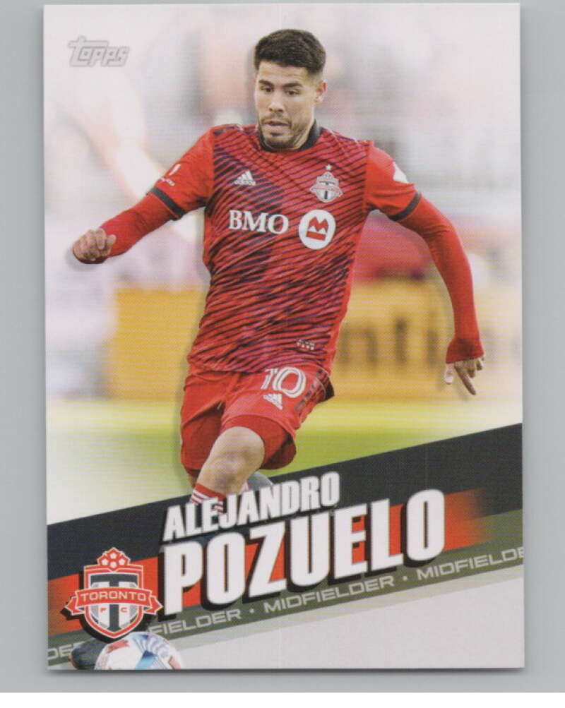 2022 Topps MLS Soccer #192 Alejandro Pozuelo  Toronto FC  V97945 Image 1