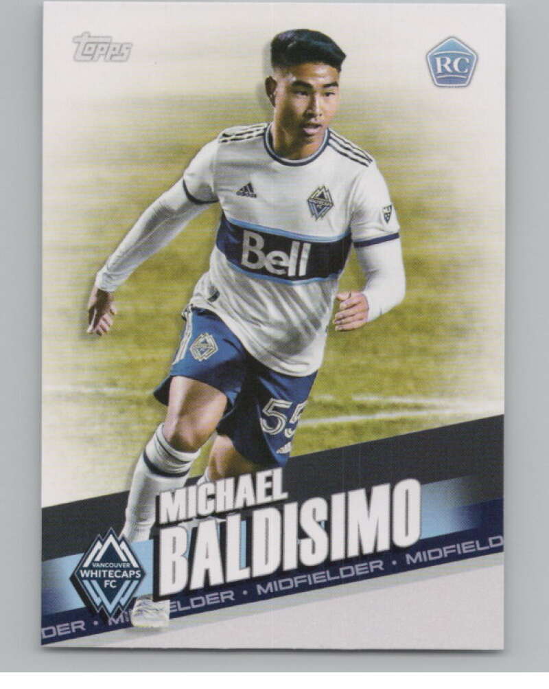 2022 Topps MLS Soccer #196 Michael Baldisimo  RC Rookie Vancouver  V97954 Image 1