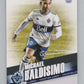2022 Topps MLS Soccer #196 Michael Baldisimo  RC Rookie Vancouver  V97955 Image 1