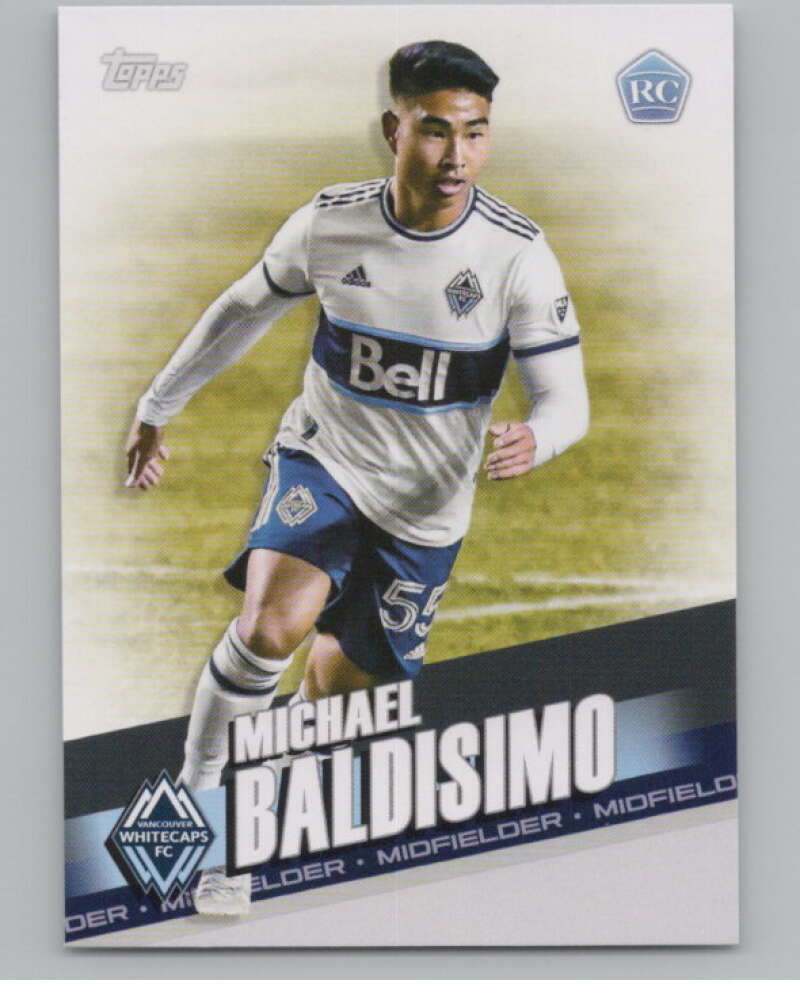 2022 Topps MLS Soccer #196 Michael Baldisimo  RC Rookie Vancouver  V97955 Image 1