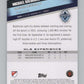 2022 Topps MLS Soccer #196 Michael Baldisimo  RC Rookie Vancouver  V97956 Image 2