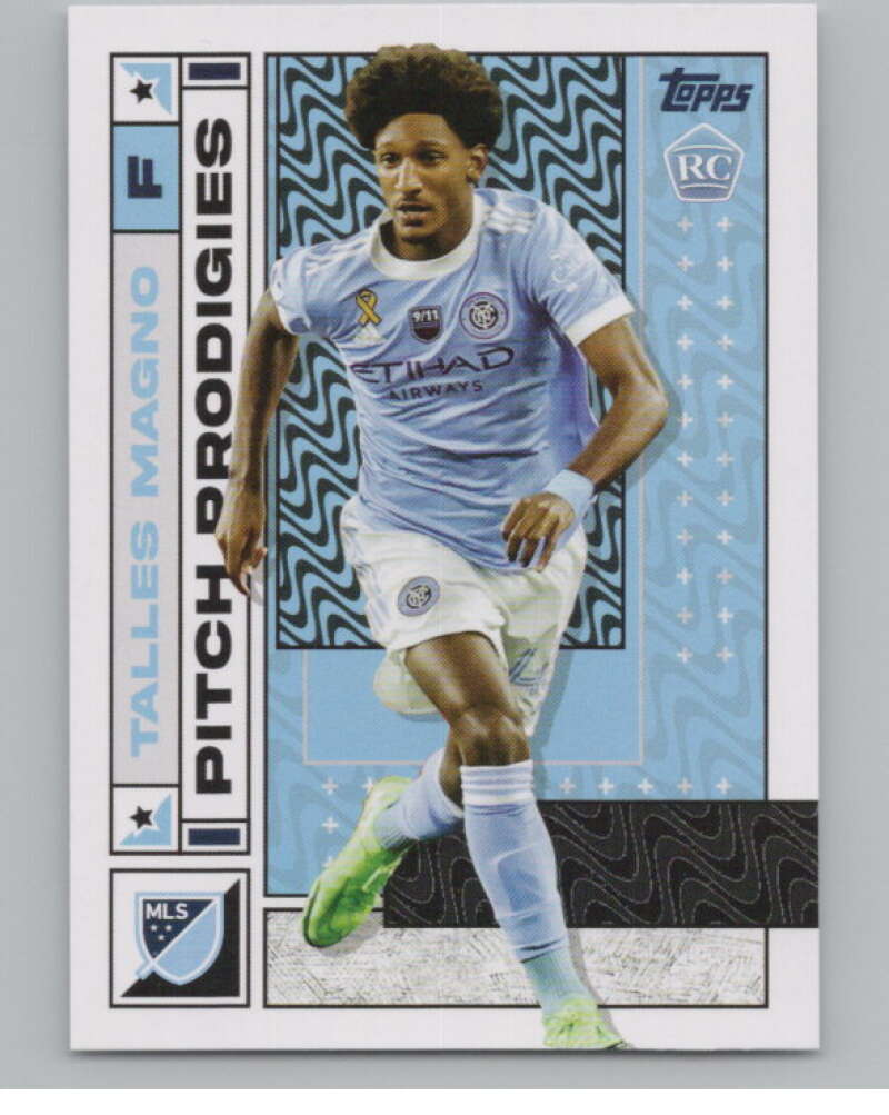 2022 Topps MLS Soccer #198 Talles Magno  RC Rookie New York City  V97959 Image 1