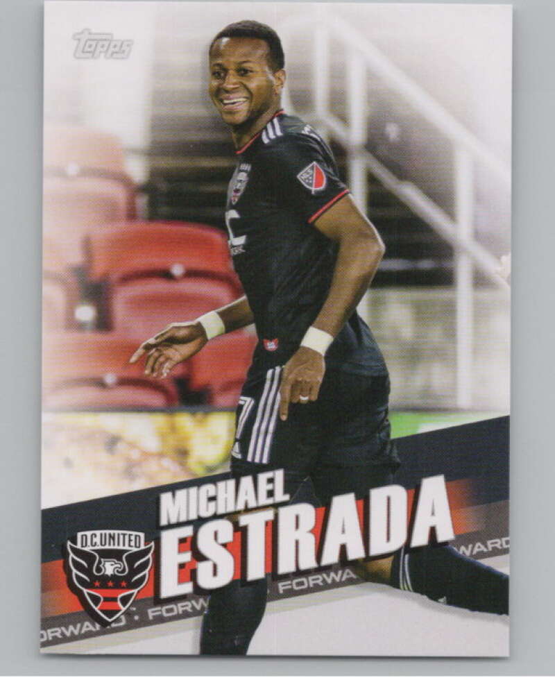 2022 Topps MLS Soccer #200 Michael Estrada  D.C. United  V97963 Image 1