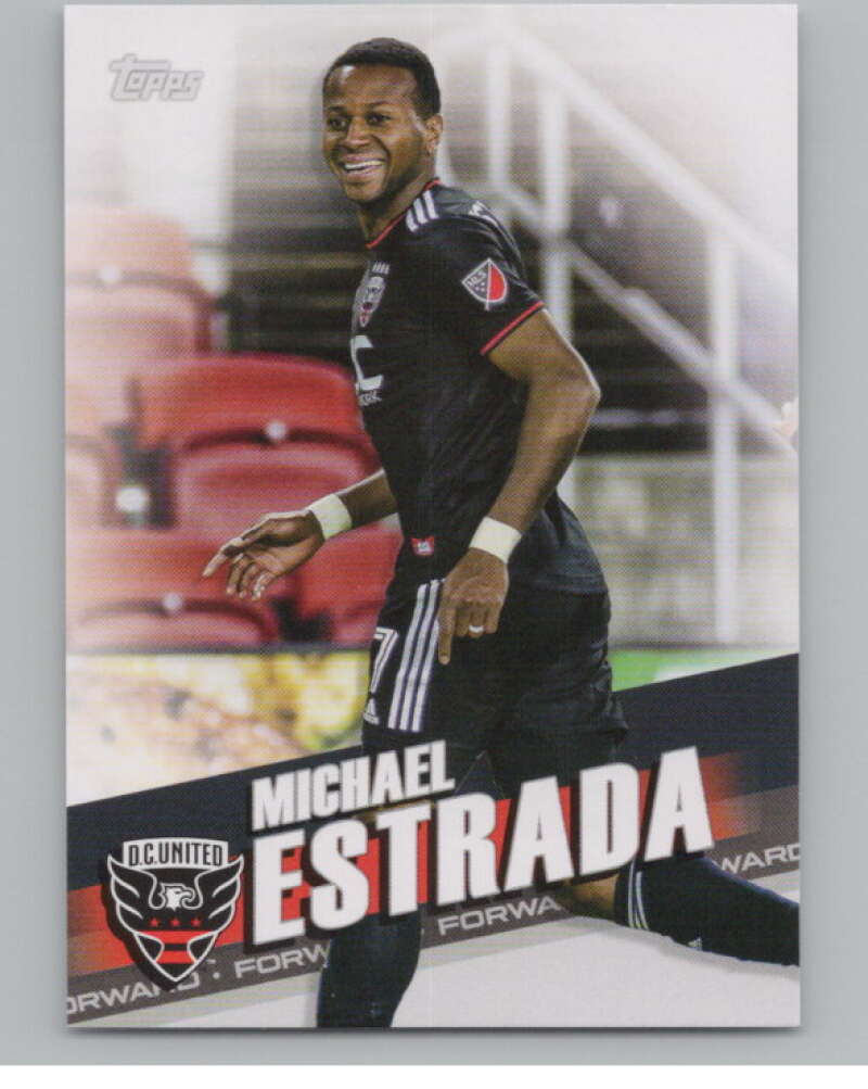 2022 Topps MLS Soccer #200 Michael Estrada  D.C. United  V97964 Image 1
