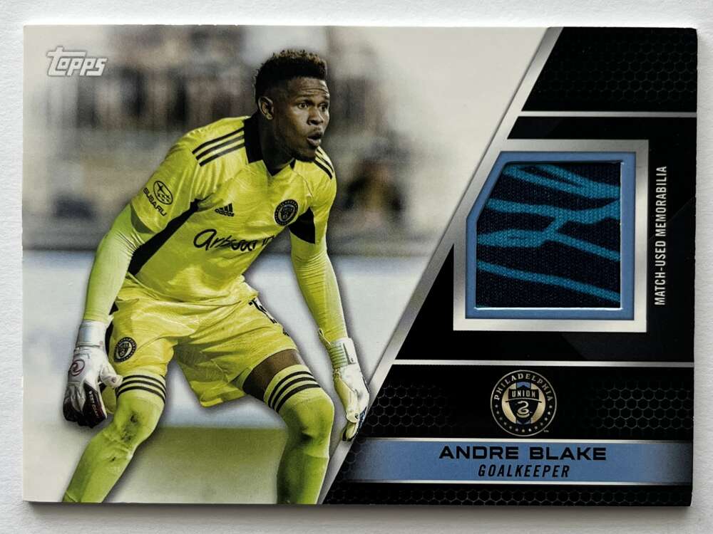 2022 Topps MLS Relics #R-AB Andre Blake  MEM Philadelphia Union  V97965 Image 1