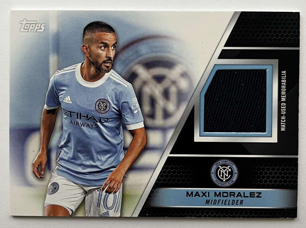 2022 Topps MLS Relics #R-MM Maxi Moralez  MEM NYCFC  V97969 Image 1