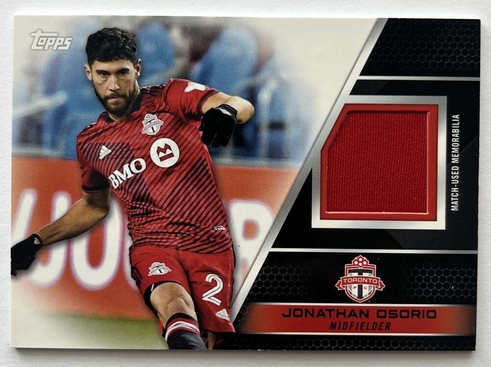 2022 Topps MLS Relics #R-OS Jonathan Osorio  MEM Toronto FC  V97970 Image 1