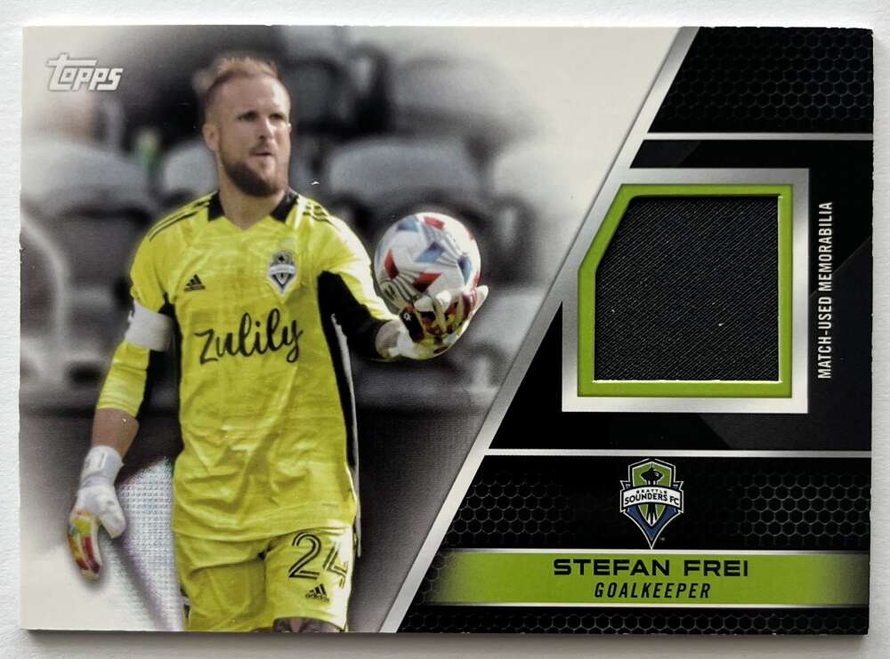 2022 Topps MLS Relics #R-SF Stefan Frei  MEM Seattle Sounders  V97971 Image 1