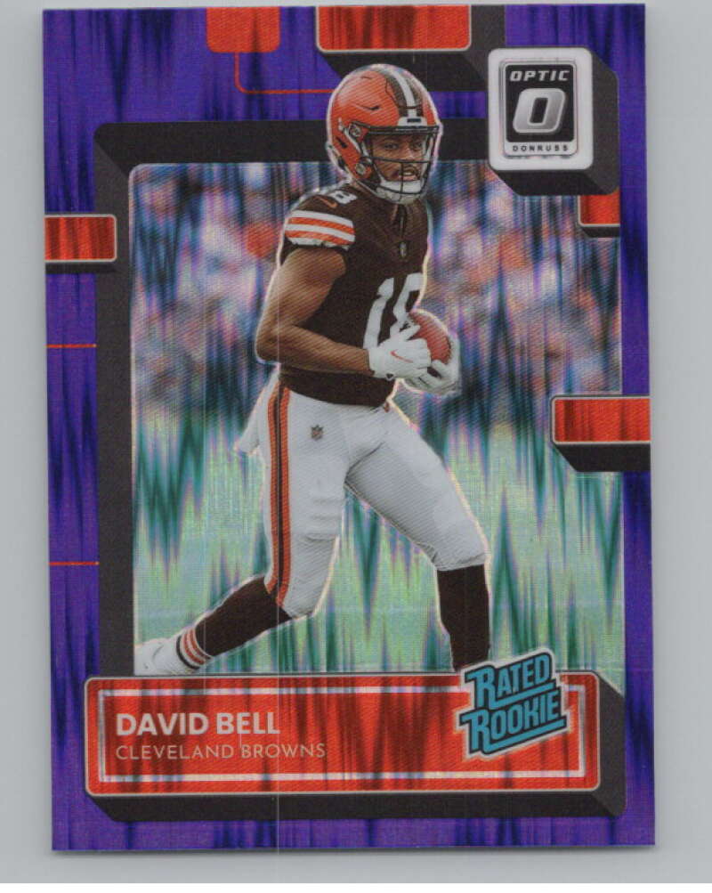 2022 Donruss Optic Purple Shock #232 David Bell Rated Rookie RC  V97981 Image 1