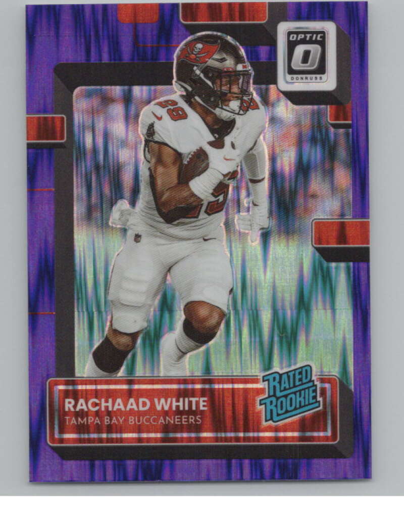 2022 Donruss Optic Purple Shock #243 Rachaad White Rated Rookie RC  V97985 Image 1