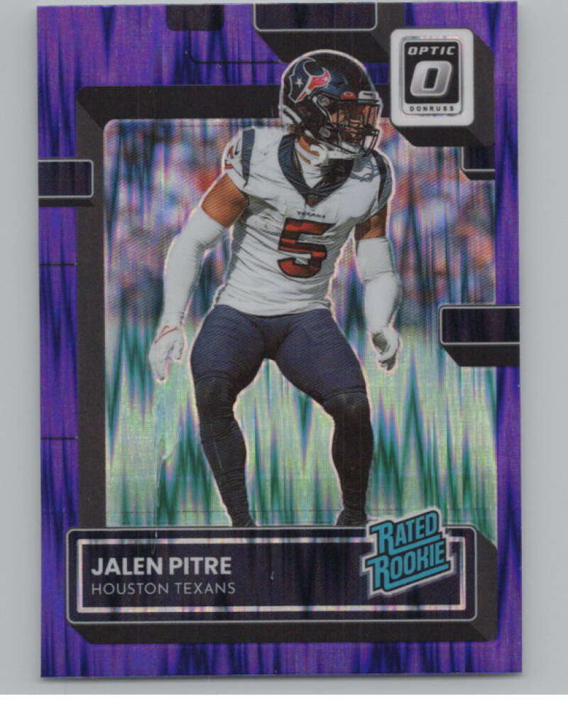 2022 Donruss Optic Purple Shock #260 Jalen Pitre Rated Rookie RC  V97989 Image 1