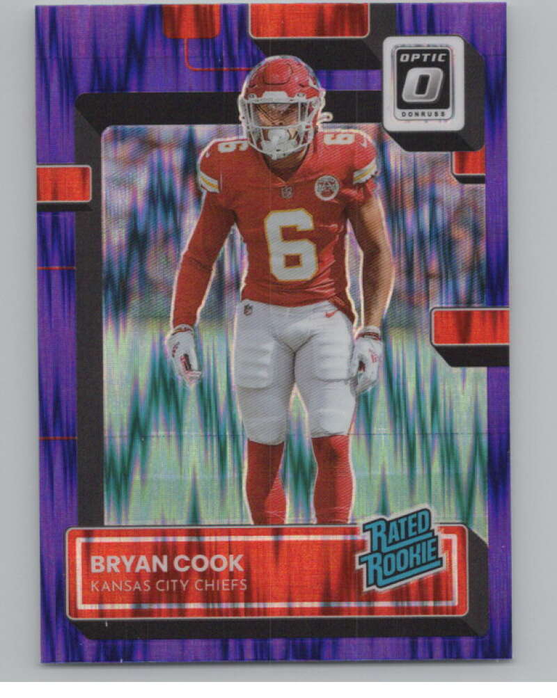2022 Donruss Optic Purple Shock #272 Bryan Cook Rated Rookie RC  V97992 Image 1