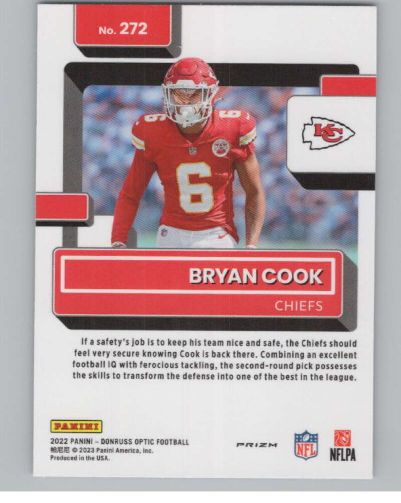 2022 Donruss Optic Purple Shock #272 Bryan Cook Rated Rookie RC  V97992 Image 2