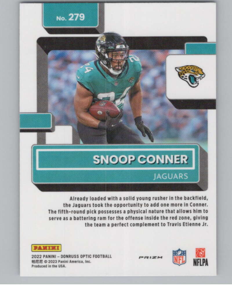 2022 Donruss Optic Purple Shock #279 Snoop Conner Rated Rookie RC  V97994 Image 2