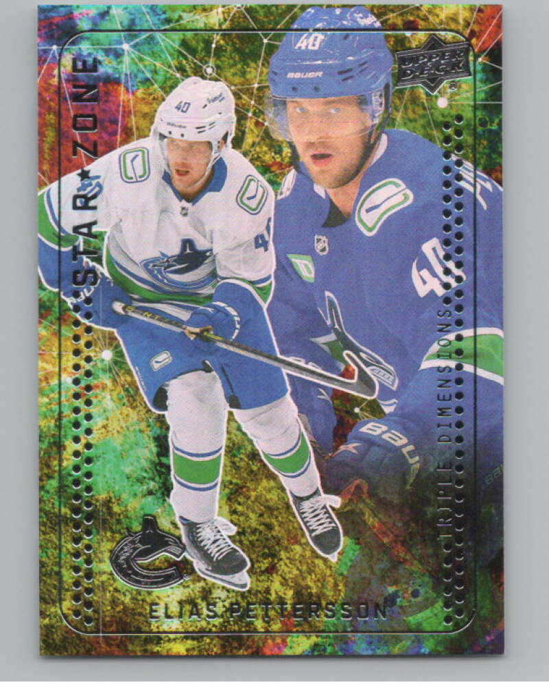 2023-24 Upper Deck Star Zone #SZ-27 Elias Pettersson  V98029 Image 1