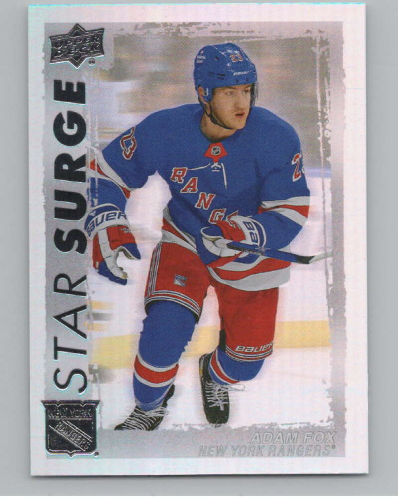 2023-24 Upper Deck Star Surge #SS-27 Adam Fox  V98032 Image 1
