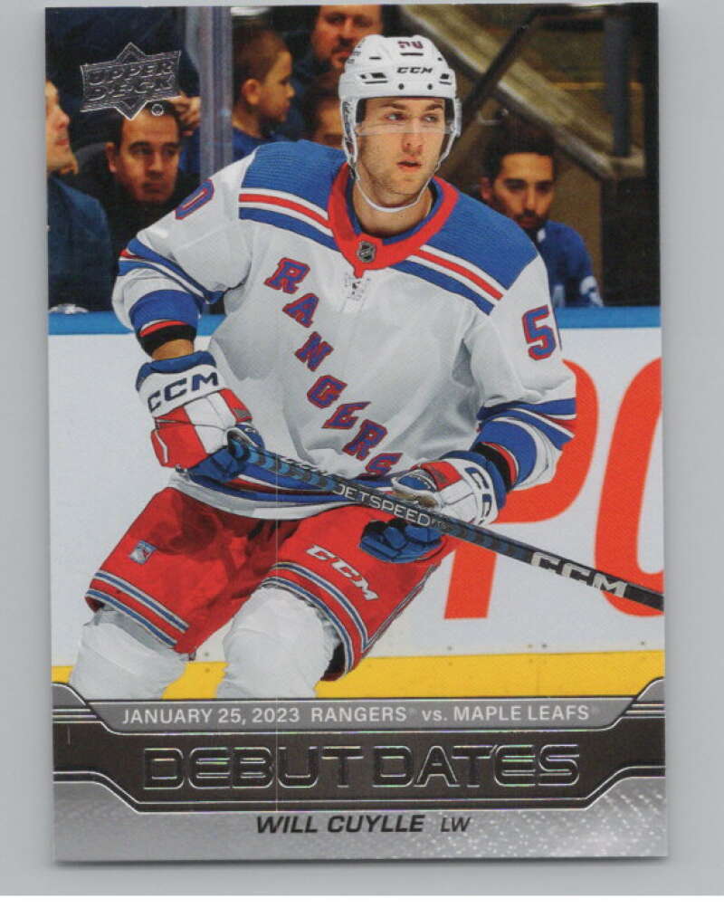 2023-24 Upper Deck Debut Dates #DD-4 Will Cuylle  V98035 Image 1