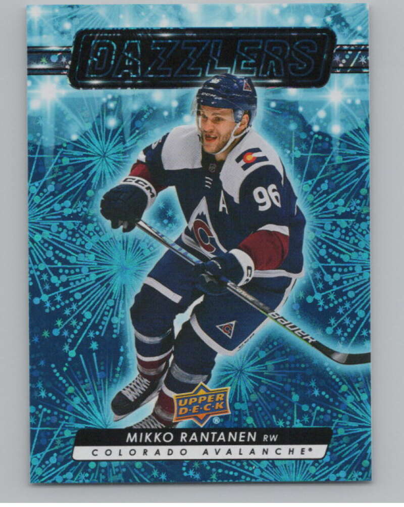 2023-24 Upper Deck Dazzlers Blue #DZ-4 Mikko Rantanen  V98039 Image 1