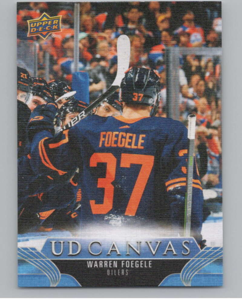 2023-24 Upper Deck UD Canvas #C31 Warren Foegele  V98049 Image 1