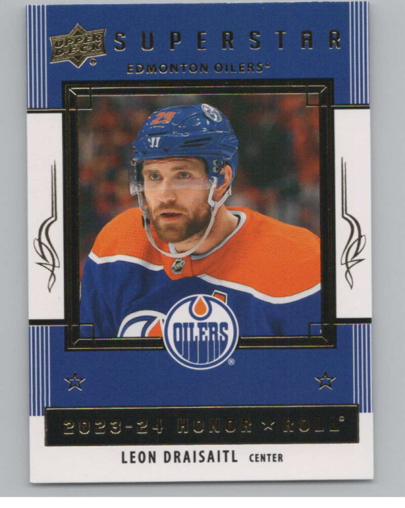2023-24 Upper Deck Honor Roll #HR-34 Leon Draisaitl  Edmonton  V98056 Image 1
