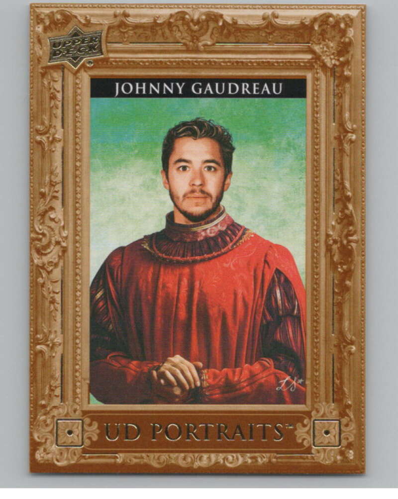 2023-24 Upper Deck UD Portraits #P-3 Johnny Gaudreau  V98057 Image 1