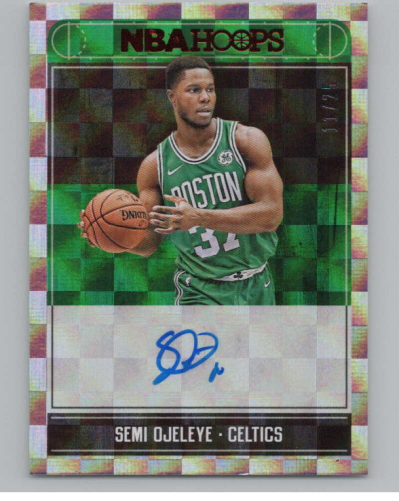 2017-18 Panini Hoops Rookie Autographs Red Semi Ojeleye Auto 11/25  V98060 Image 1