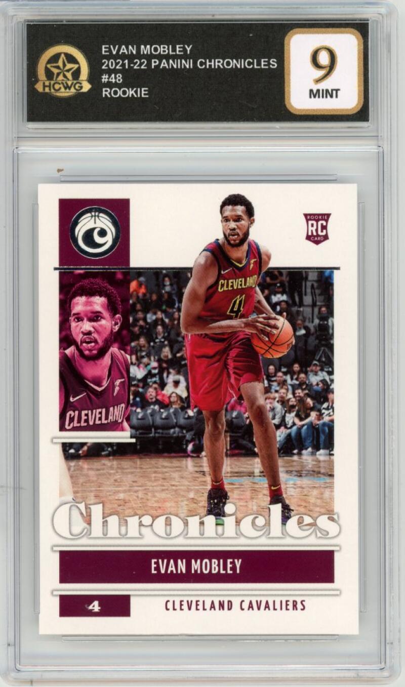 2021-22 Panini Chronicles #48 Evan Mobley RC Basketball Rookie HCWG 9 Image 1